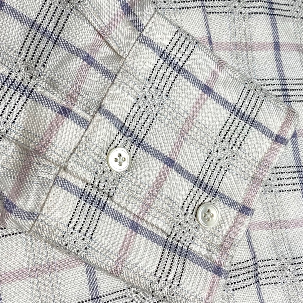 NWT PAIGE Delisa Plaid Tunic Shirt White - Small - Picture 6 of 9
